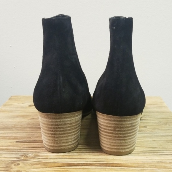 Vince Haider Suede Ankle Boots - Black 6M - Picture 4 of 7